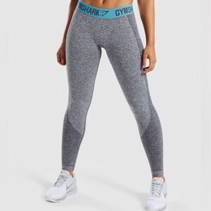 Gymshark | Womens Flex Leggings Charcoal Teal Size M